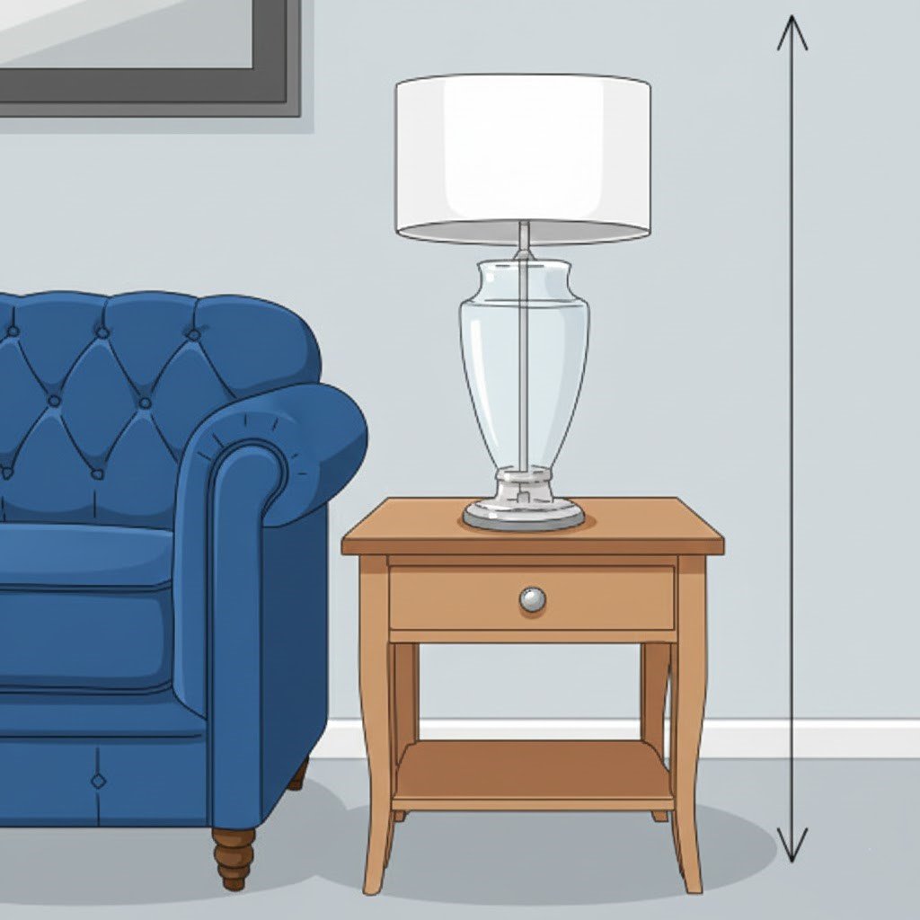 reading lamp table lampshade