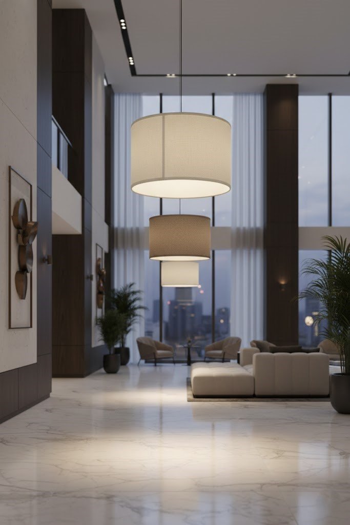 cylinder hotel lobby