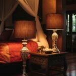 lampshades authentic thai bedroom